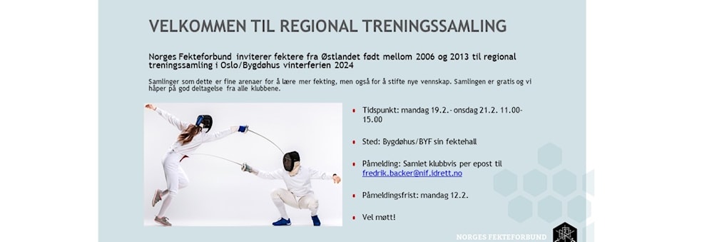 Regional Treningssamling